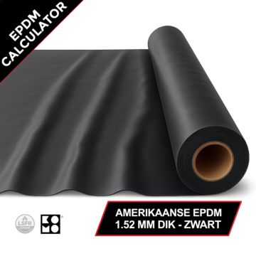 EPDM DAKBEDEKKING OP MAAT – US KWALITEIT – 1,52 MM DIK – VLIEGVUURBESTENDIG