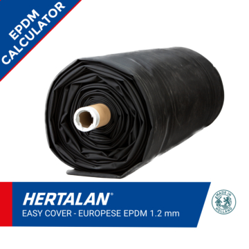 EPDM dakbedekking op maat 1,20mm dik - Europese EPDM - Made in Holland