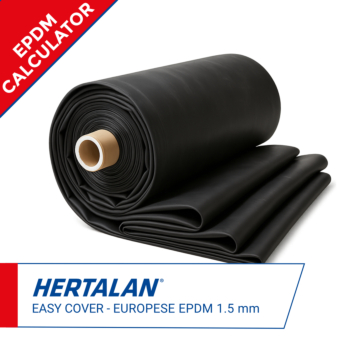 EPDM dakbedekking op maat 1,50mm dik - Europese EPDM - Made in Holland