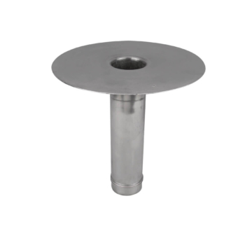 Onderuitloop Lood - 300mm lang - Naadloos - Middenonder (MO) - Perfect voor Bitumen