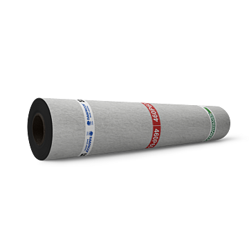Afbeelding van een liggende rol Ravaproof 460P60. Dit is de onderlaag voor de Ravaproof 470K24 Zwart. Verkrijgbaar bij dakmaterialen.com 