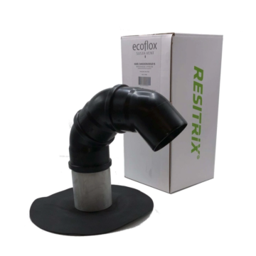Susta-Vent ® Kabeldoorvoer - Resitrix Manchet - 3xPP Bocht 45 graden - Perfect voor Aircokabels en Leidingen
