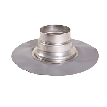 Afbeelding van een Ubiflex Plakplaat met een PVC Manchet - Universeel voor elk PVC dak. Perfect voor Rookgasafvoeren. Verkrijgbaar bij Dakmaterialen.com