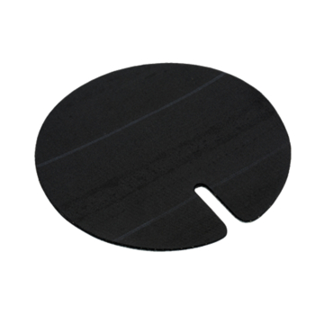 RESITRIX® Prefab Vormstuk Nier Rond 190 mm, een hoogwaardig EPDM-vormstuk met insnijding, speciaal ontworpen voor waterdichte afdichting van buitenhoeken en complexe dakdetails op platte daken.