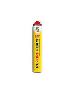 Seal-It 472 PU FIRE FOAM bus, brandwerend HCFK-vrij 1K-polyurethaanschuim voor professioneel gebruik met purpistool.