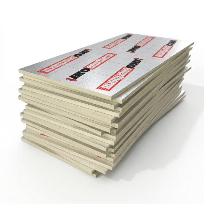 PIR isolatie 20 mm IKO Enertherm pak 24 platen 17,28 m2 Rc 0,91 plat dak isolatie