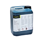 Jerrycan van 6 kg PU-lijm PU-LMF-02 voor Resitrix CL EPDM, blauw van kleur, met gedetailleerd label en waarschuwingssymbolen.