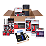 Complete RedFox EPDM Dakbox inclusief EPDM folie, contactlijm, kit, primer, spuitlijm en gereedschap voor het professioneel waterdicht maken van platte daken.