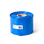 Afbeelding van een rol Tijdelijke HWA. de rol is gemaakt van PE folie en heeft een breedte van ø100mm. De rol is Blauw van kleur.