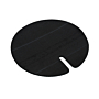 RESITRIX® Prefab Vormstuk Nier Rond 190 mm, een hoogwaardig EPDM-vormstuk met insnijding, speciaal ontworpen voor waterdichte afdichting van buitenhoeken en complexe dakdetails op platte daken.
