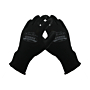 Zwarte PU Flex Nylon werkhandschoenen met PU-coating op de palm voor optimale grip en bescherming.