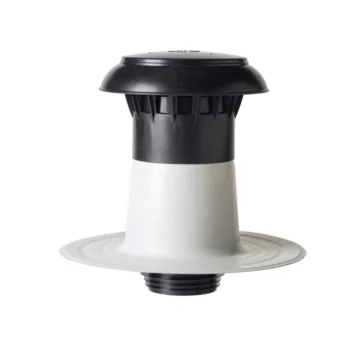 Afbeelding van een Dakdoorvoer van ANJO®. Voorzien van een PVC coating. Deze is speciaal voor PVC daken. Verkrijgbaar in 5 maten. Dakmaterialen.com - Ieder Duurzaam Dak Binnen Handbereik. 