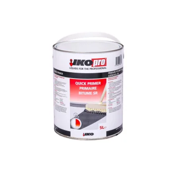 IKO PRO Quick Primer 5 liter, professionele hechtprimer voor het verbeteren van de hechting van bitumineuze dakbanen op daken en opstanden.