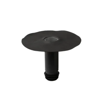 EPDM Hemelwaterafvoer – Kunststof - Onderuitloop - Ø70-80 mm – L 215 mm – Europees – Hertalan®