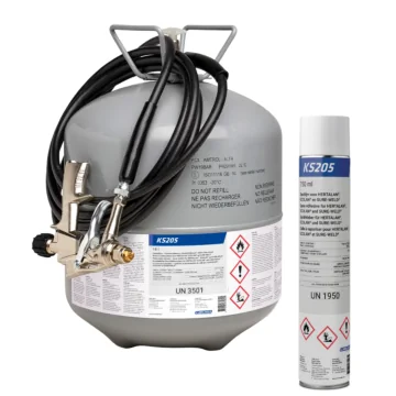 EPDM Spuitlijm - In drukvat of spuitbus - Contactlijm voor EPDM dakbedekking - Hertalan KS 205 