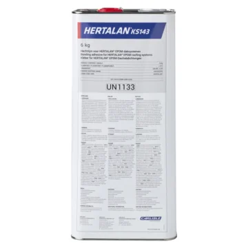 EPDM PU-Lijm – Hertalan® KS143 – Blik 6 kg – ca. 20 m² verlijming dakvlak