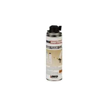 IKOPRO Gun Cleaner 500ml spuitbus, geschikt voor het reinigen van PUR-pistolen en het verwijderen van niet-uitgehard PU-schuim en lijmresten.