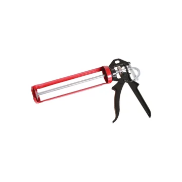 Kitspuit Heavy Duty Pro Rood, volledig weergegeven met rode accenten en stevige constructie, ideaal voor professionals en doe-het-zelvers.