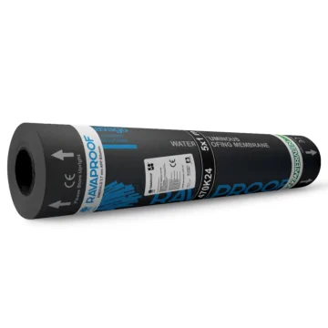 Bitumen dakleer – APP 470K24 Toplaag – 5,0 m² – Leislag Zwart – Ravaproof Emerald