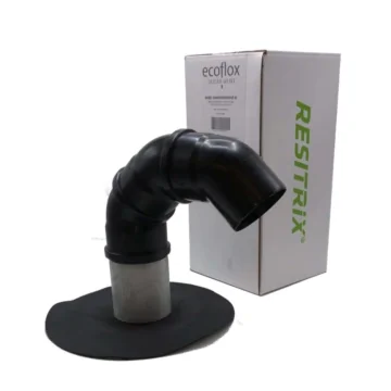 Susta-Vent ® Kabeldoorvoer - Resitrix Manchet - 3xPP Bocht 45 graden - Perfect voor Aircokabels en Leidingen