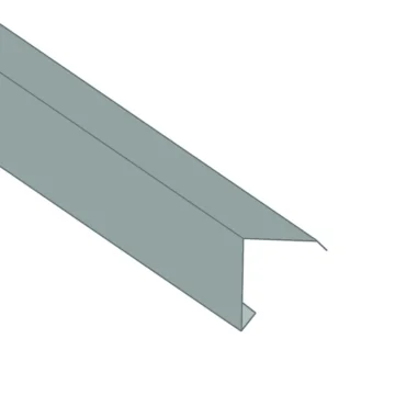 Stalen afdekkap Standaard 10/60/60/10 Alu 3 m.