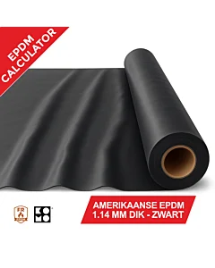 EPDM dakbedekking op maat US kwaliteit op rol, 1,14mm dik, vliegvuurbestendig – eenvoudig bestellen via EPDM calculator