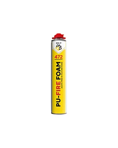 Seal-It 472 PU FIRE FOAM bus, brandwerend HCFK-vrij 1K-polyurethaanschuim voor professioneel gebruik met purpistool.