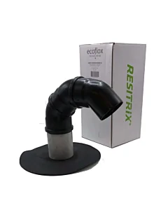 Susta-Vent &reg; Kabeldoorvoer - Resitrix Manchet - 3xPP Bocht 45 graden - Perfect voor Aircokabels en Leidingen