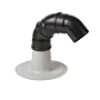 Anjo Kabeldoorvoer PVC - Enkelwandig - PVC-Coating - 3x PP bochten 45 Graden
