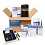 Complete EPDM dakbox van Hertalan met Europese EPDM dakbedekking, lijmen, kitten, primer en professioneel gereedschap voor het zelf aanleggen van een waterdicht plat dak.