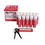 Seal-It Kit Starterskit met 12 kokers Seal-It 360 High-Tack kleur wit en een premium kitspuit, perfect voor sterke montage en afdichting op diverse ondergronden.