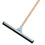 Watertrekker van 55 cm breed met een stevige houten steel van 1700 x 30 mm, geschikt voor het effectief verwijderen van water en vloeistoffen van vloeren en andere oppervlakken.