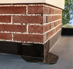 Afbeelding van een strak afgewerkte EPDM hoek