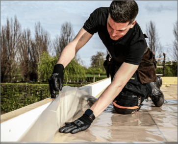 Tuinhuis dak isoleren, altijd een dampremmende laag gebruiken! 