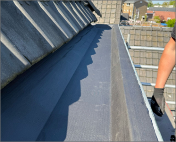 EPDM dakgoot met Resistit ESK